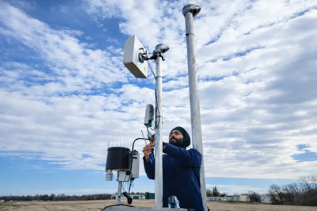 Remote industrial site connected by EdgeNectar private 5G
