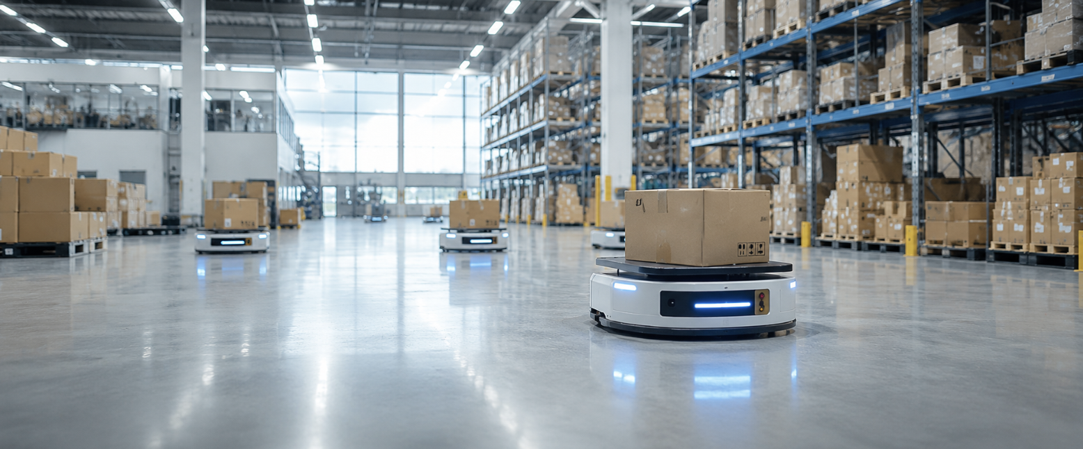 Warehousing connectivity, indoor private 5G environment