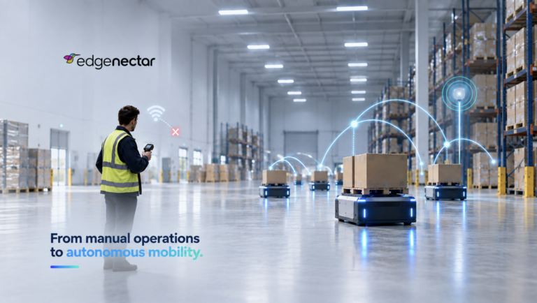 From manual operations to autonomous mobility in a warehouse